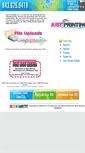Mobile Screenshot of justprintingonline.com